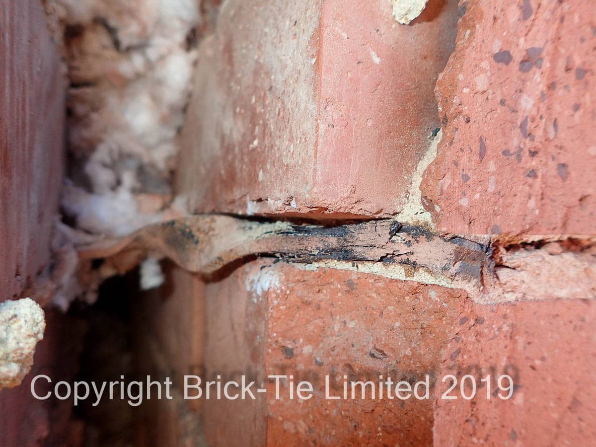 Cavity wall tie corrosion the problem of expansion BT Preservation
