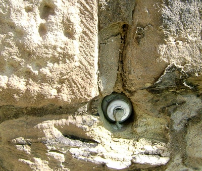 In random stone and historic substrate the Cintec grouted sock anchor or Helifix SockFix anchor is often first choice (15th Century Church Lincoln)