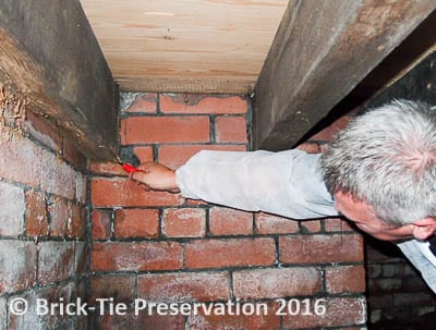 Damp may lead to decay in sub-floor timber as in this case (Wet Rot and wood weevil infestation)